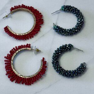 Christmas Earrings (Set of two pairs)